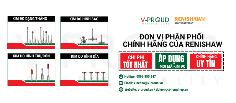 V-Proud đơn vị phân phối chính hãng của Renishaw