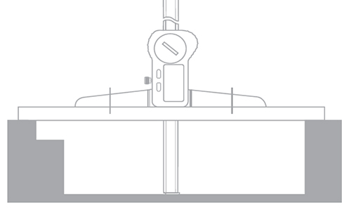 THANH GÁ MỞ RỘNG THƯỚC ĐO SÂU TESA REMOVABLE BRIDGE 320 00560110