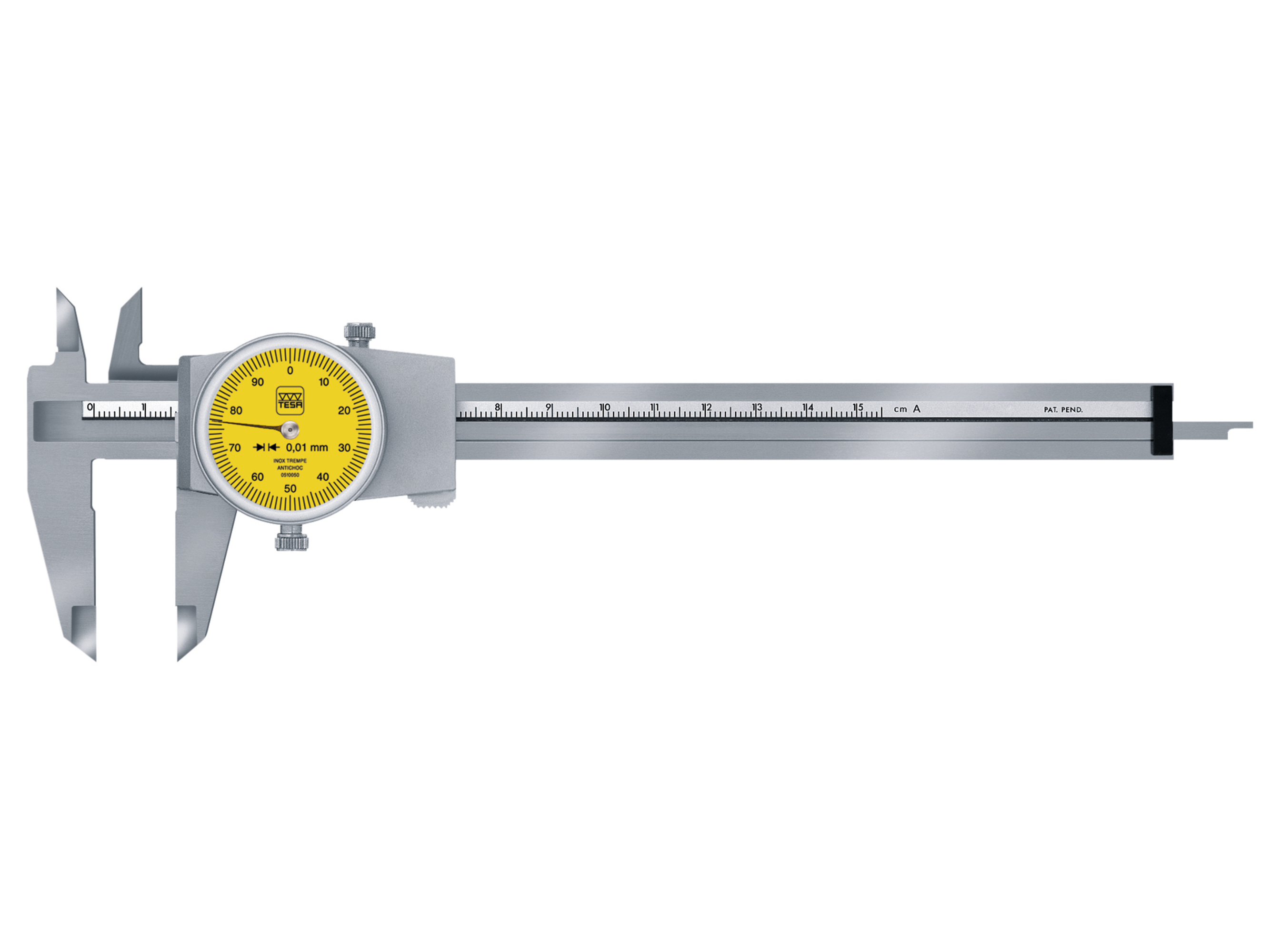THƯỚC CẶP ĐỒNG HỒ TESA DIAL CALIPER 150MM 0 02 1MM/R 075115821