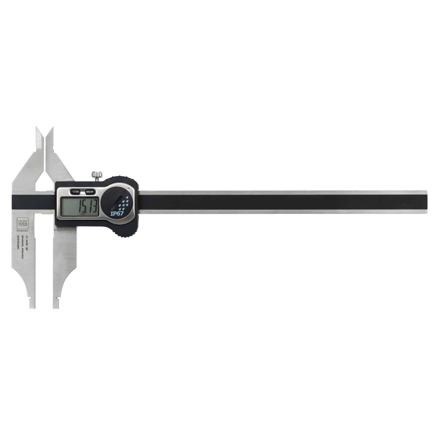 THƯỚC KẸP ĐIỆN TỬ LƯỠI DÀI TESA TWIN-CAL IP67INT JAWS 250MM 00530430