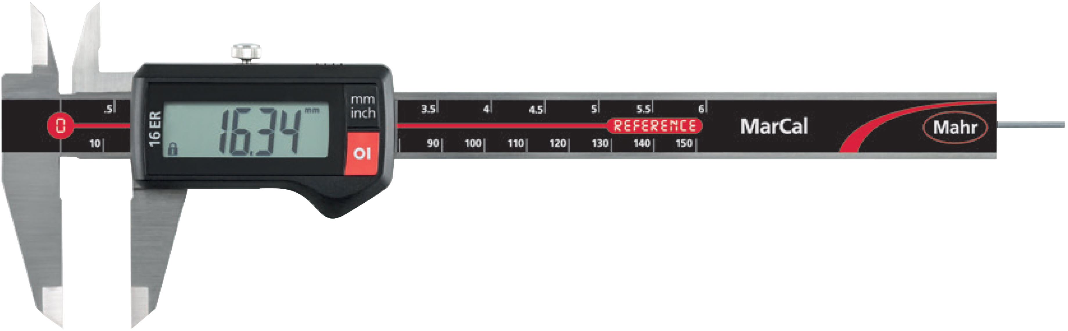 THƯỚC KẸP ĐIỆN TỬ MAHR 16 ER Dig.Caliper 150 mm/6" rectangular depth rod  4103012